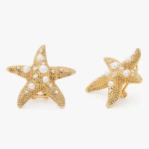 NEW and RARE! Kate Spade Sea Star Starfish Statement Studs